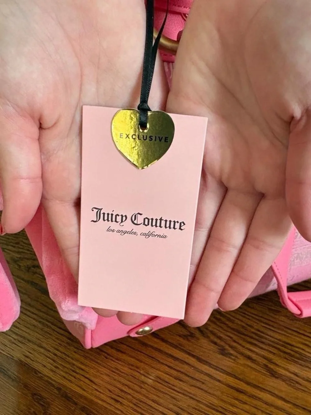 Juicy Couture RARE daydreamer tote bag - pink lemonade